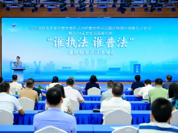 奋力开创守法普法新局面，龙华区召开守法普法协调小组会议暨2024年国家机关“谁执法谁普法”履职报告评议现场会