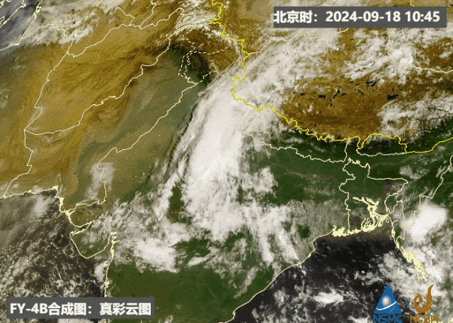 ↑ 看看这前世是“摩羯”的残余环流，还在旋转……