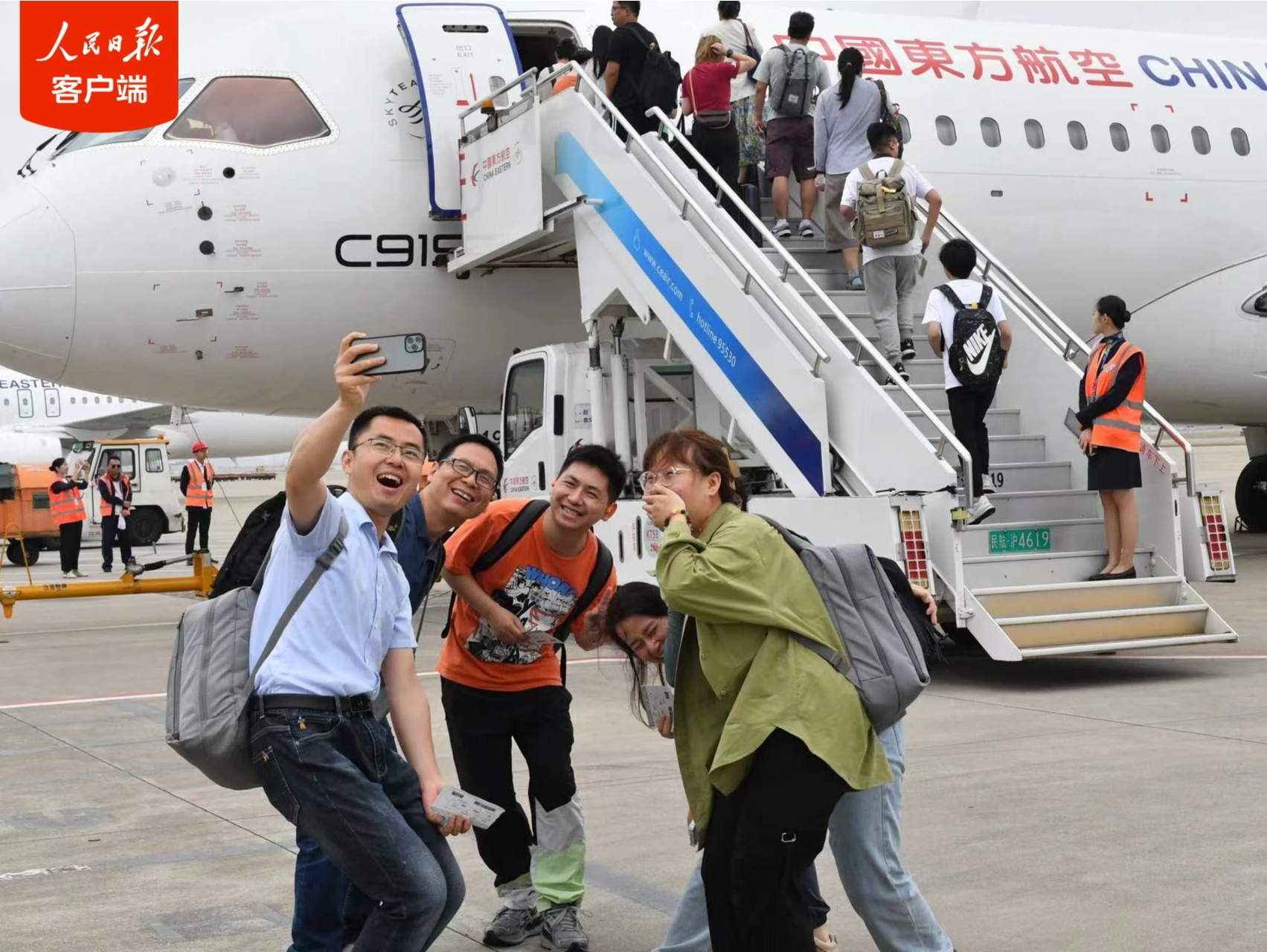 国产大飞机C919，旅客已达50万人次！