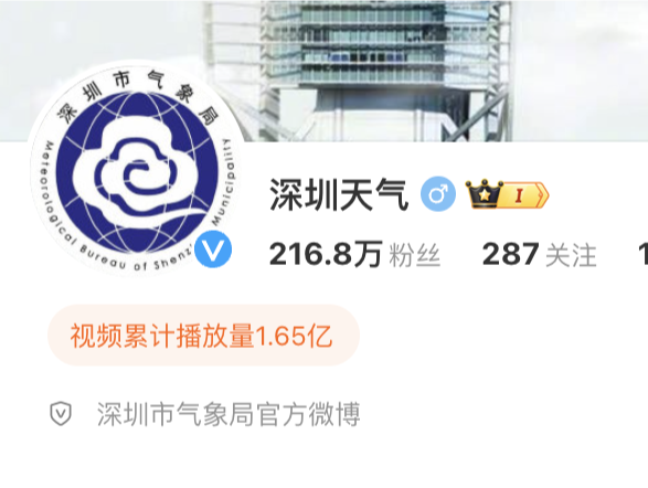 “我的冷暖，在你心中”，@深圳天气 十万条微博推文背后的故事