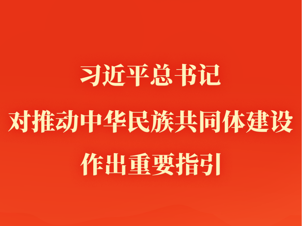 第一观察｜习近平总书记对推动中华民族共同体建设作出重要指引