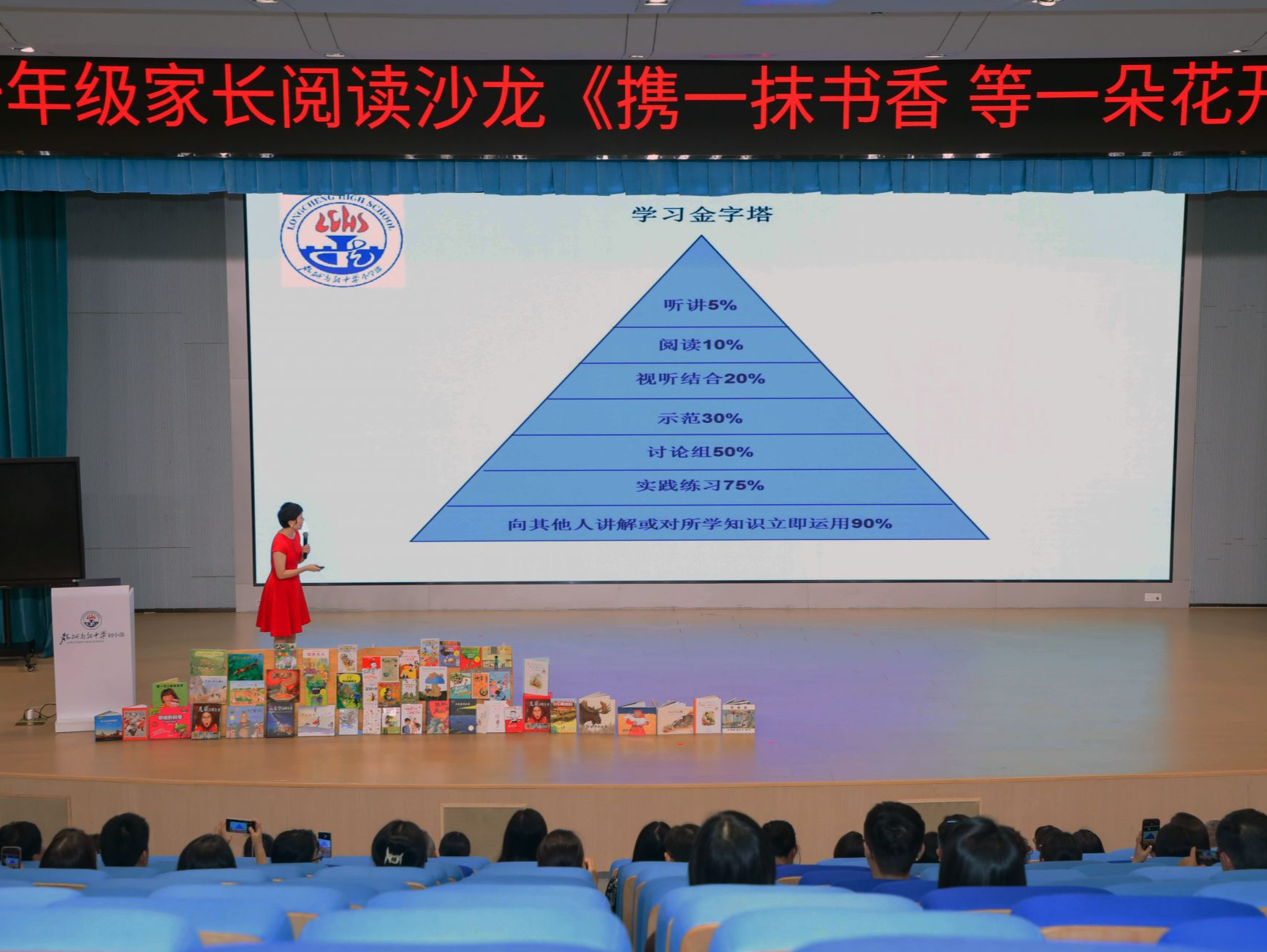 龙高初小部开展“一年级家长阅读沙龙”活动