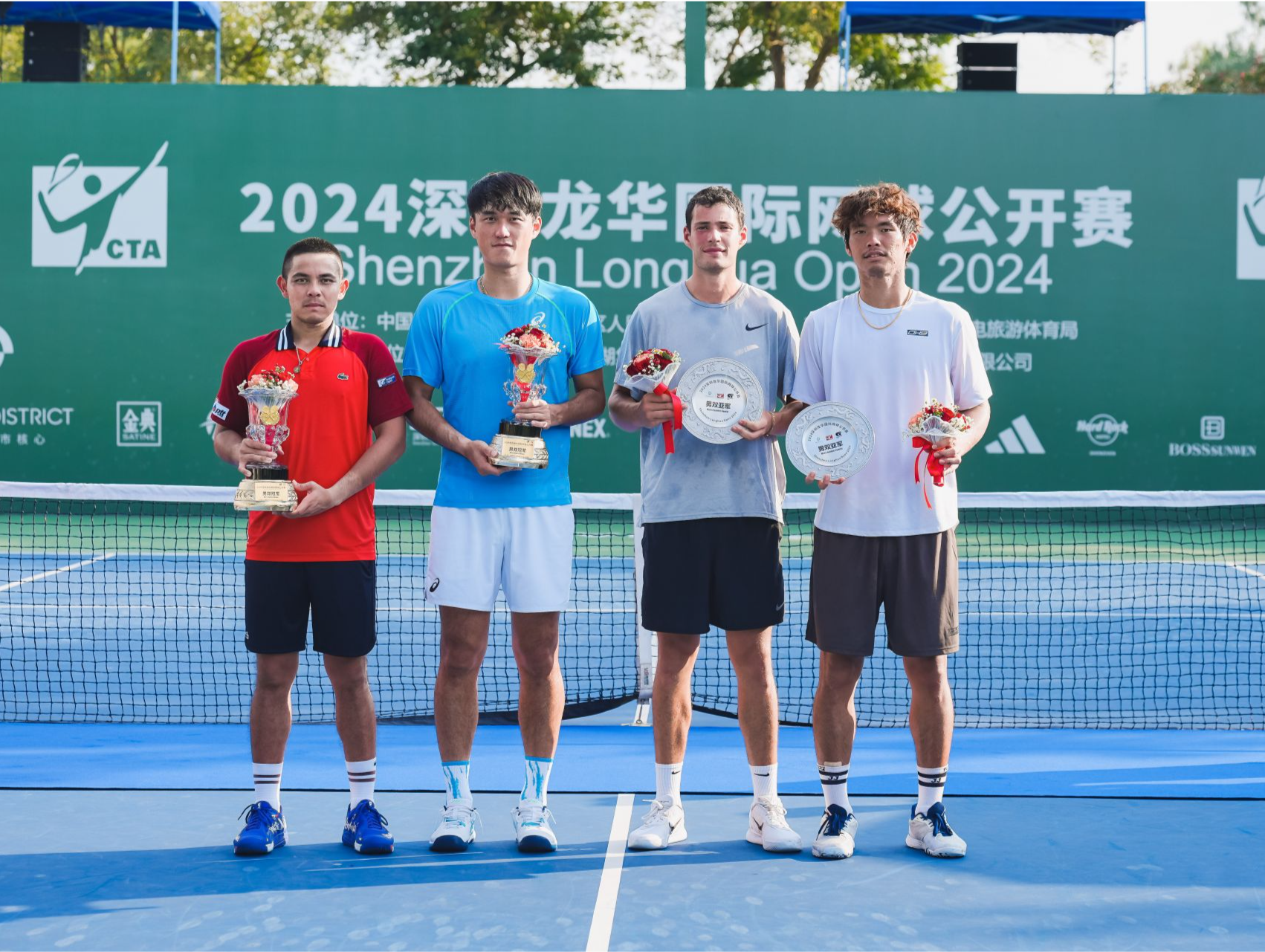 中国选手获双打冠军！2024深圳龙华国际网球公开赛落幕