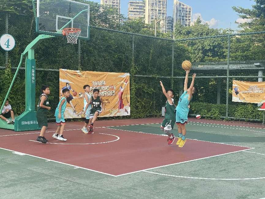 2024年香蜜湖街道办青少年篮球赛落幕