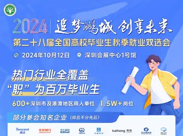 600＋名企！3.4万＋优质岗位！年度最大规模毕业生双选会12日举行