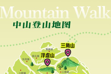 最新！中山登山地图来了