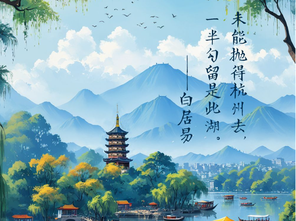 AI时政画报 | 西子风华