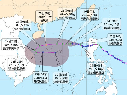 注意！深圳全市台风白色预警信号生效中