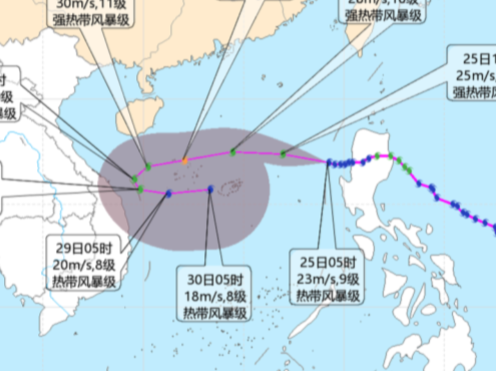 深圳发布台风白色预警！“潭美”即将进入南海，强度继续增强…… 