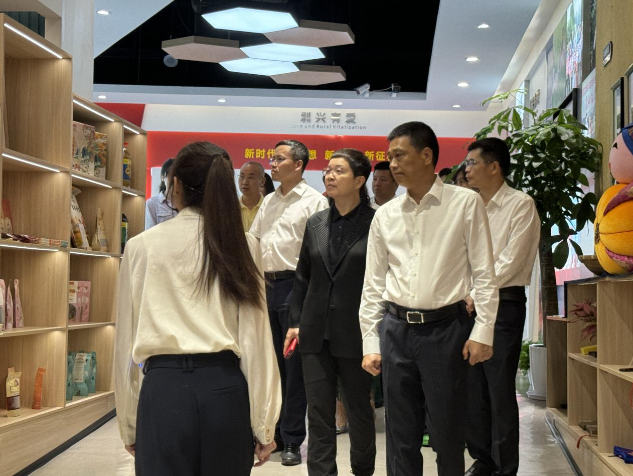 清远考察团赴圳兴乡村（福田）帮扶服务中心考察交流
