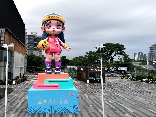 快来打卡！东莞城市地标劳拉雕像“焕”新啦