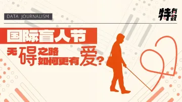 国际盲人节，无碍之路如何更有爱？｜特有数