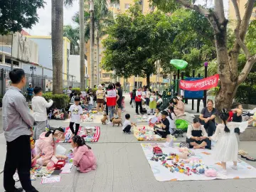翠宁社区开展“旧物新希望，交换添活力”跳蚤市集活动