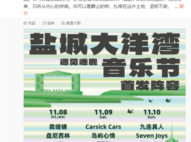 “盐城音乐节门票低价倒卖”风波后续：已有乐迷现场办理退票领取补偿｜有料