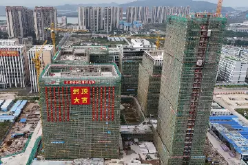 总建筑面积逾12万平方米！翠亨新区一现代化综合体封顶