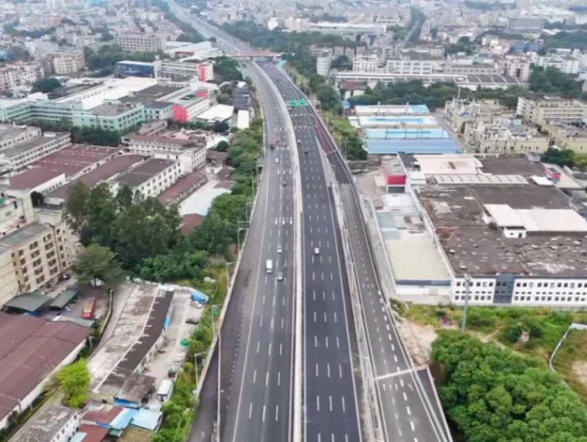 双向8车道！深汕西改扩建深圳段主线通车