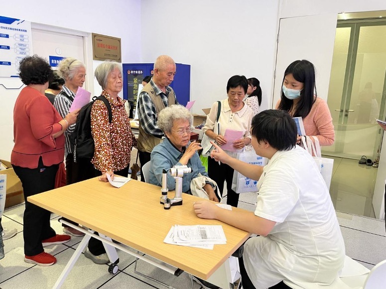 翠竹街道新时代文明实践所开展“预防脑卒中”知识讲座