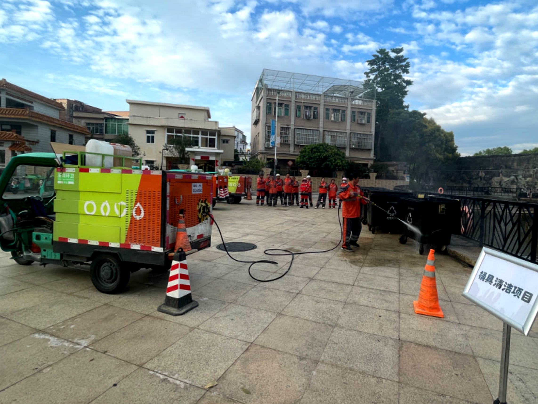 “竞”显身手、秀出风采！马峦街道举办“环卫工匠”技能比武
