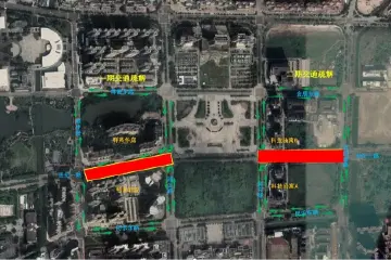 火炬区世纪一路部分路段封闭施工