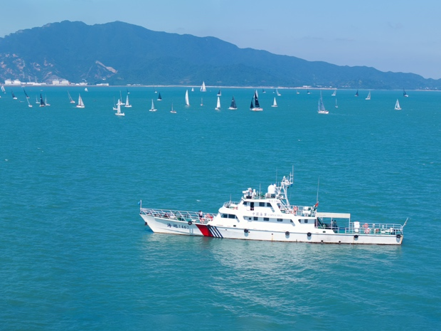 大亚湾海事局全力保障第十六届中国杯帆船赛安全开赛