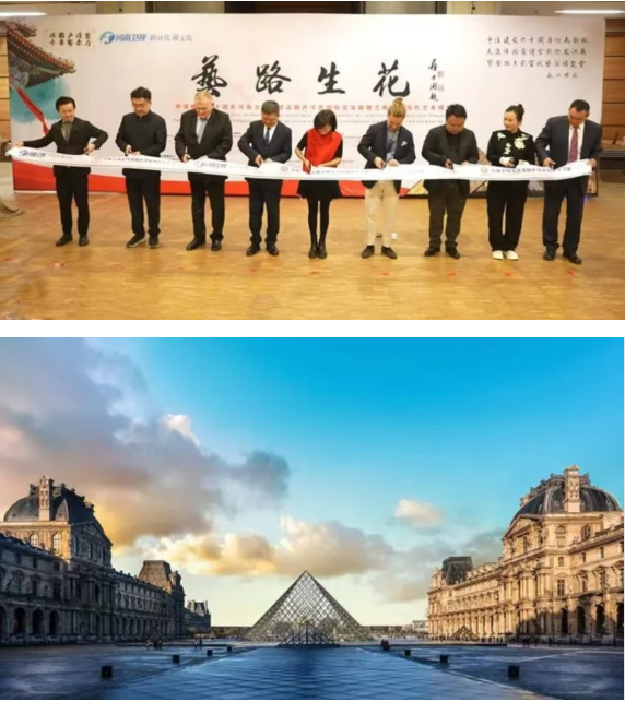 深圳艺术家蓝予国画作品《暖》入选法国罗浮宫展出