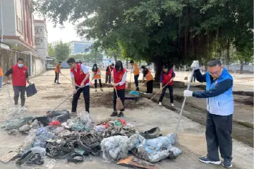火炬开发区党群同心奋战百日攻坚，人居环境提“颜”增“质”