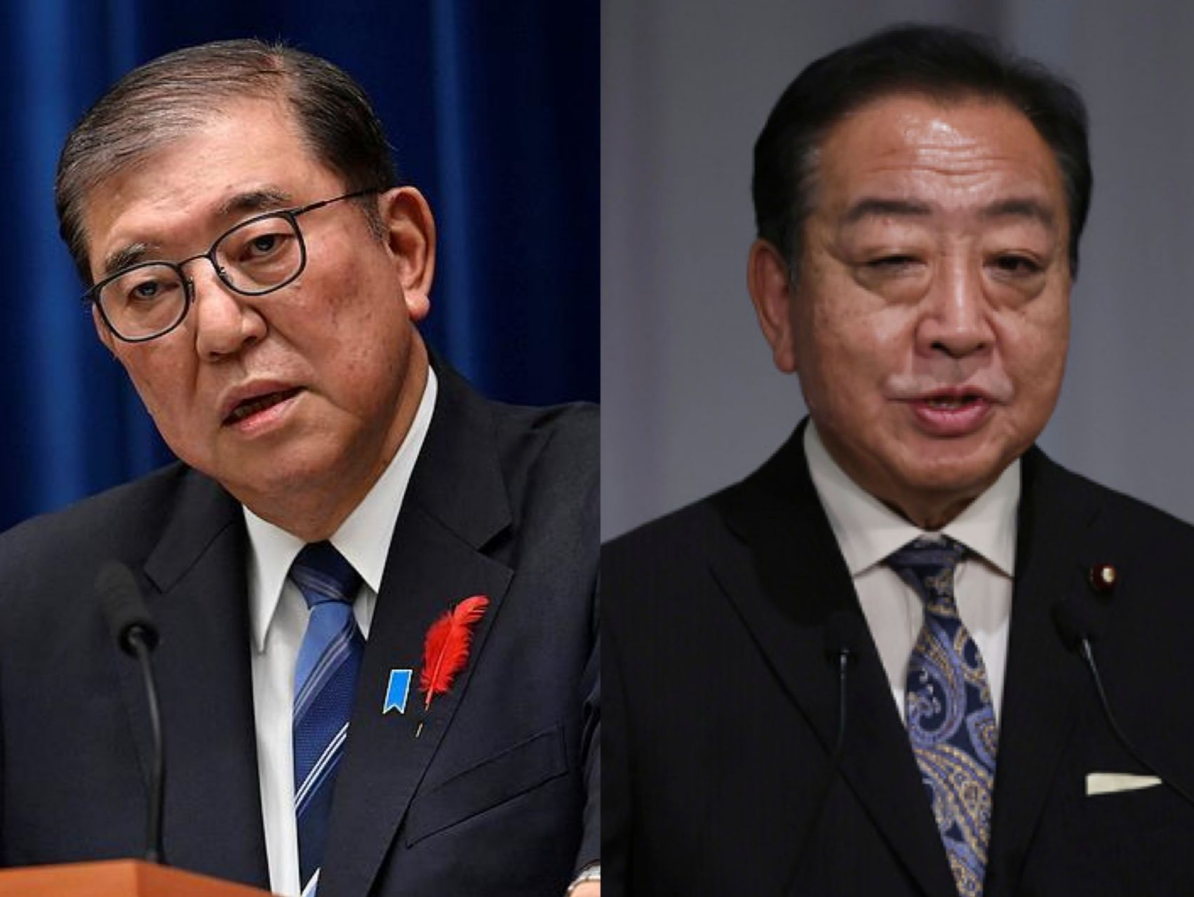 日本众议院首相指名选举首轮投票无人胜出 石破茂和野田佳彦进入决胜轮