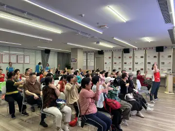 水贝社区开展“全民科学健身”大讲堂活动