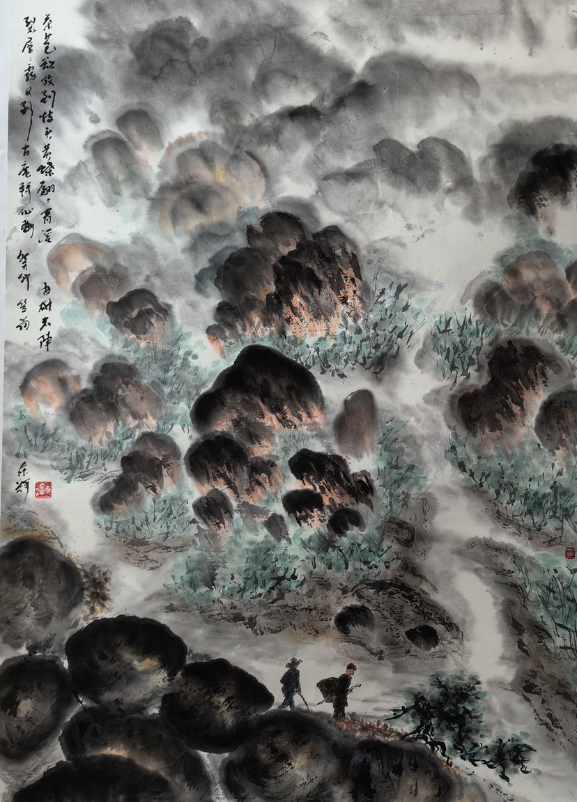 黄东辉书画展跨年亮相盐田！百余佳作温暖冬日
