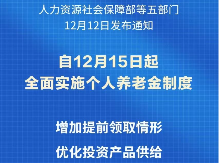 财经聚焦丨个人养老新时代开启：个人养老金制度15日起将推向全国 产品将扩围，领取门槛放宽，参与便利性优化