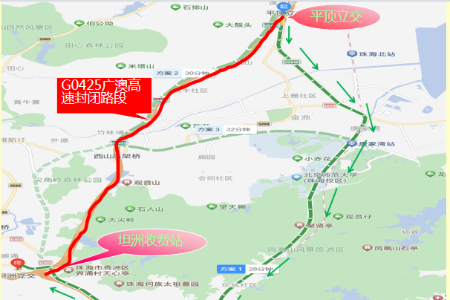 最新通知！广澳高速平顶立交至坦洲立交将实施交通管制