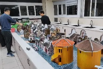 “这么精美的作品竟出自小学生之手！”中山小榄学生纯手工打造岭南古建筑群