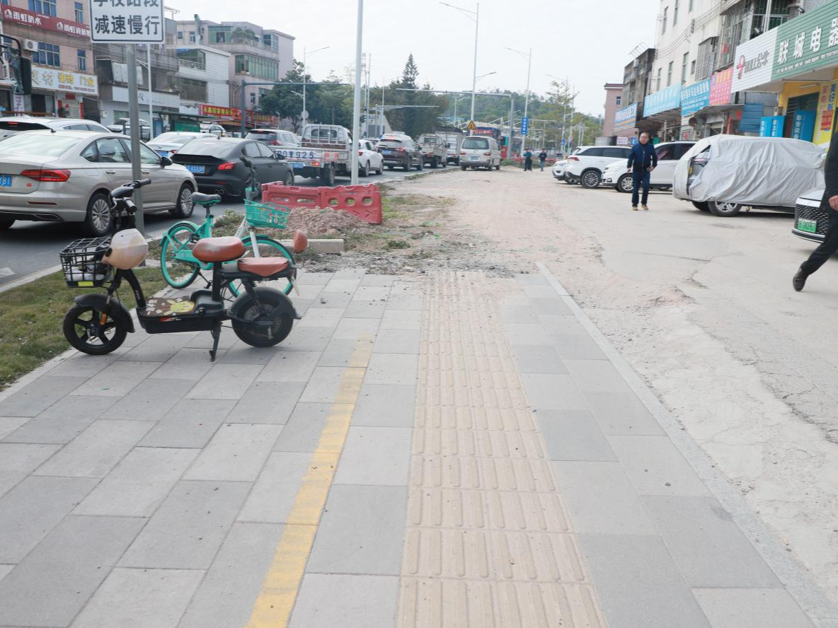 推进龙兴路市政工程建设最后50米 龙田人大在行动