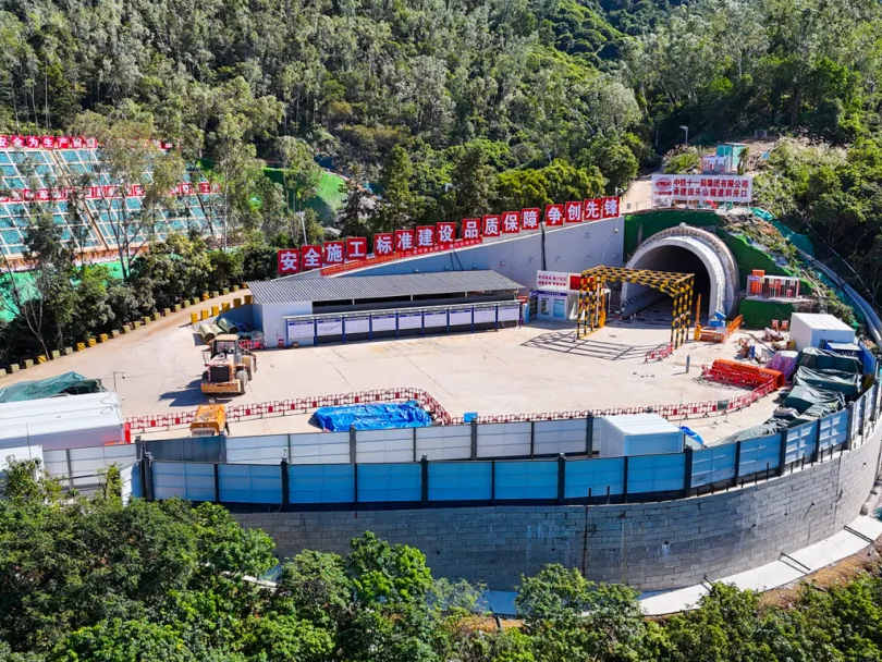 深圳外环高速三期隧道建设“五洞齐发”