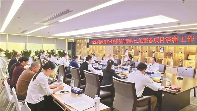 宝投集团护航轨道20号线征拆跑出“加速度”