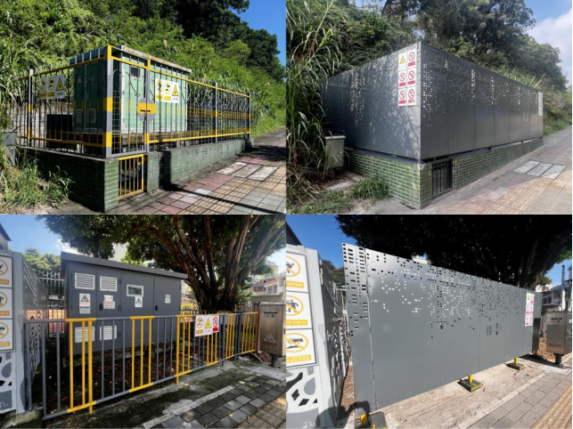 吉华街道：“整容”路灯箱式变压器 助力环境精彩蝶变