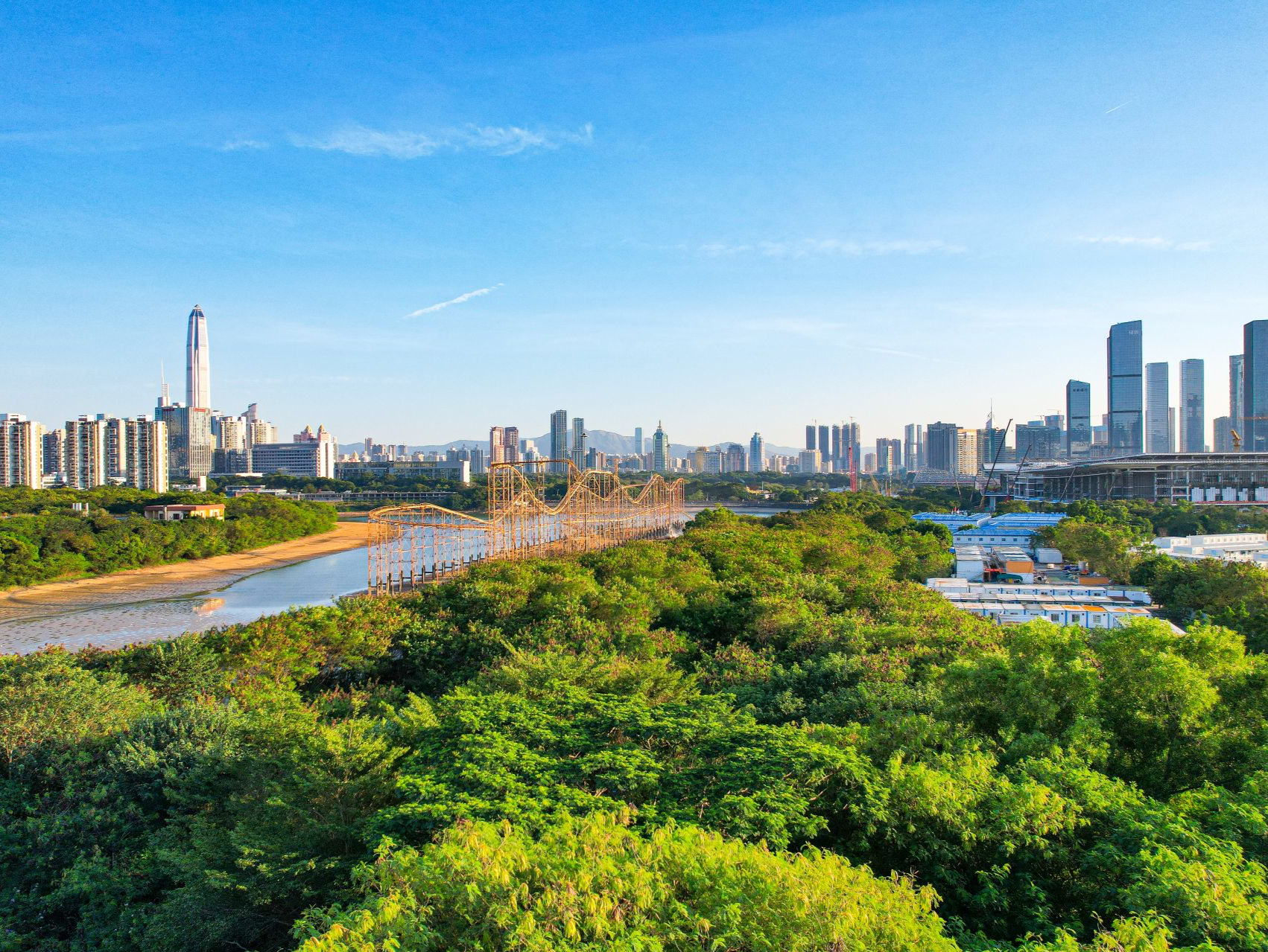 “过山车”拆完了！深圳人记忆中的香蜜湖，即将蜕变为国际金融街