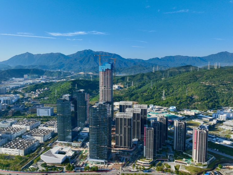 粤东第一高楼主体结构封顶仪式举行