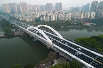 19日22时起，中山二桥全封闭检测