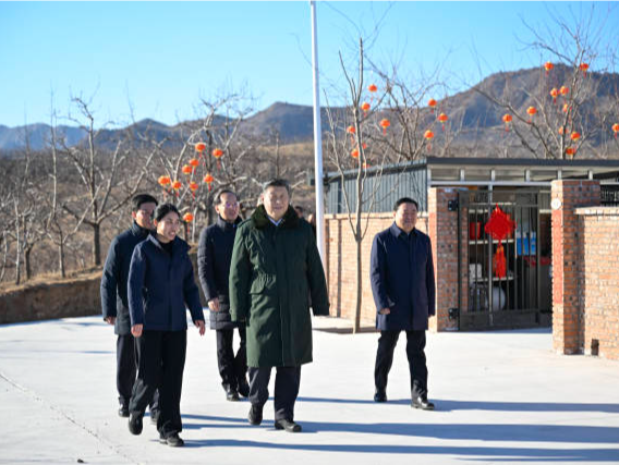 习近平在辽宁葫芦岛市看望慰问受灾群众