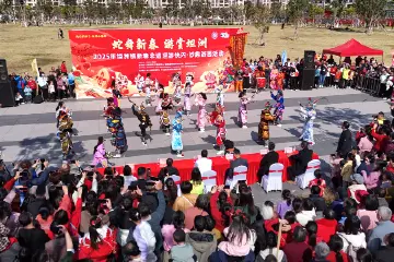 近距离感受岭南民俗！中山坦洲镇举行新春快闪活动|新春走基层