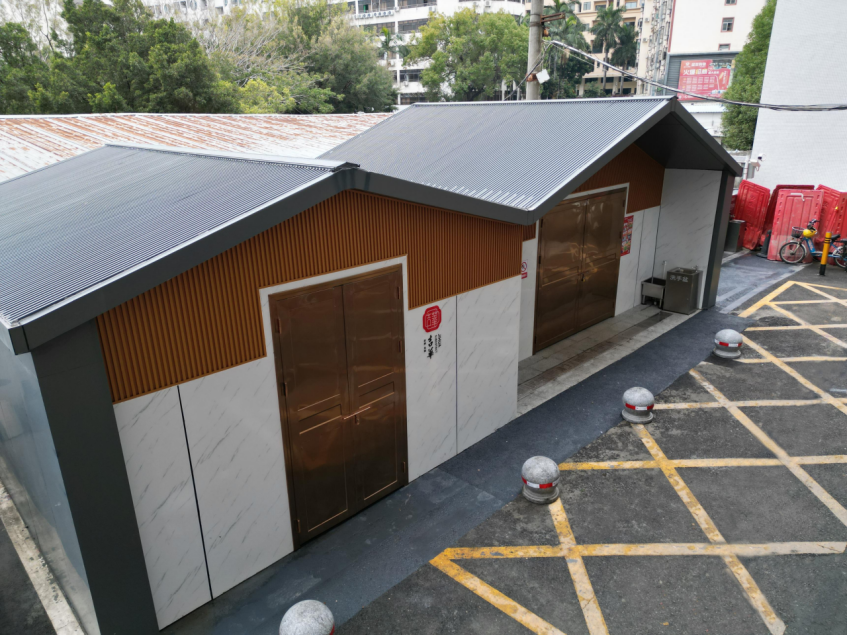 龙岗吉华31处垃圾屋及垃圾收集点“变装”迎新