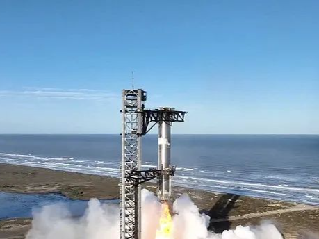 SpaceX“星舰”实施第七次试飞，第二级飞船失联