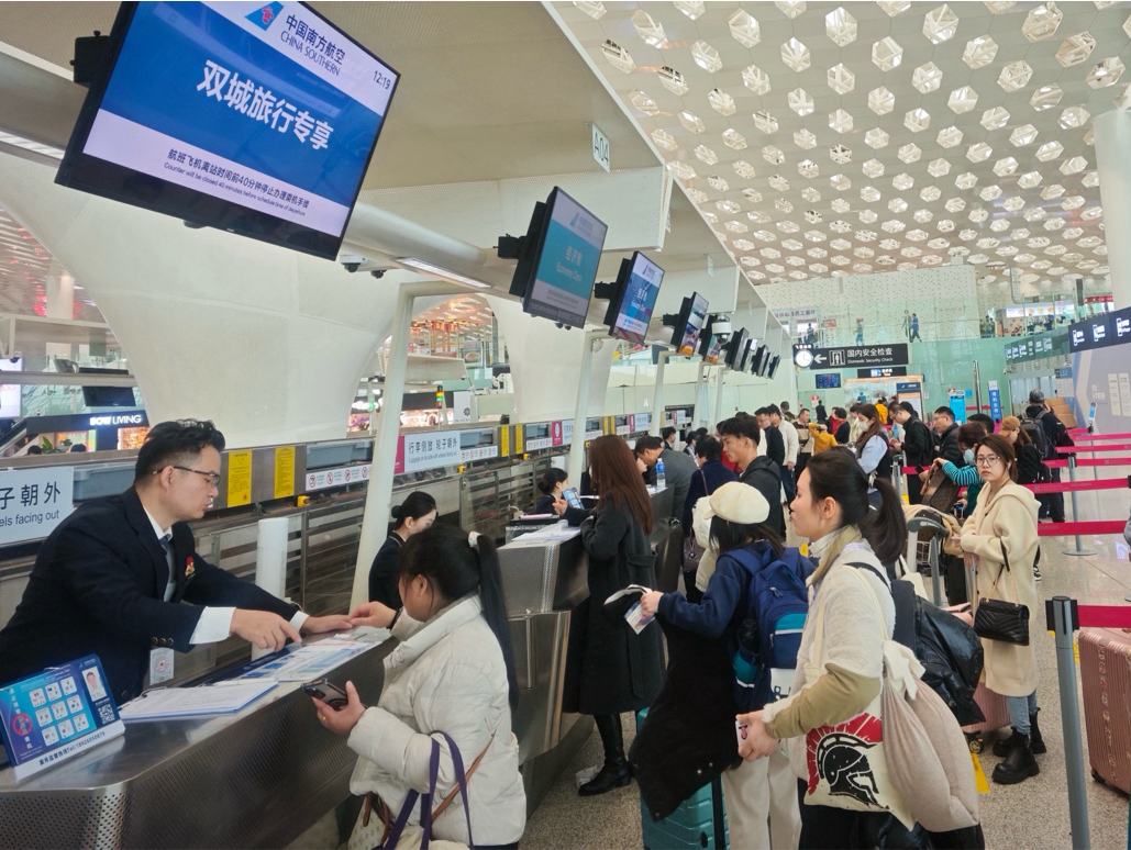 南航2025春运在深计划执飞超1.24万班次