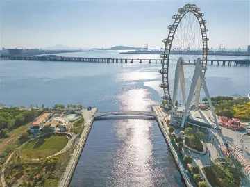 前海新圳河桥开通！前海石公园至“湾区之光”摩天轮步行道全线贯通
