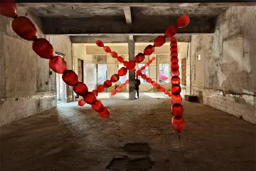 废旧厂房转瞬成为无边界美术馆