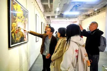 中山市首届版画作品展开幕