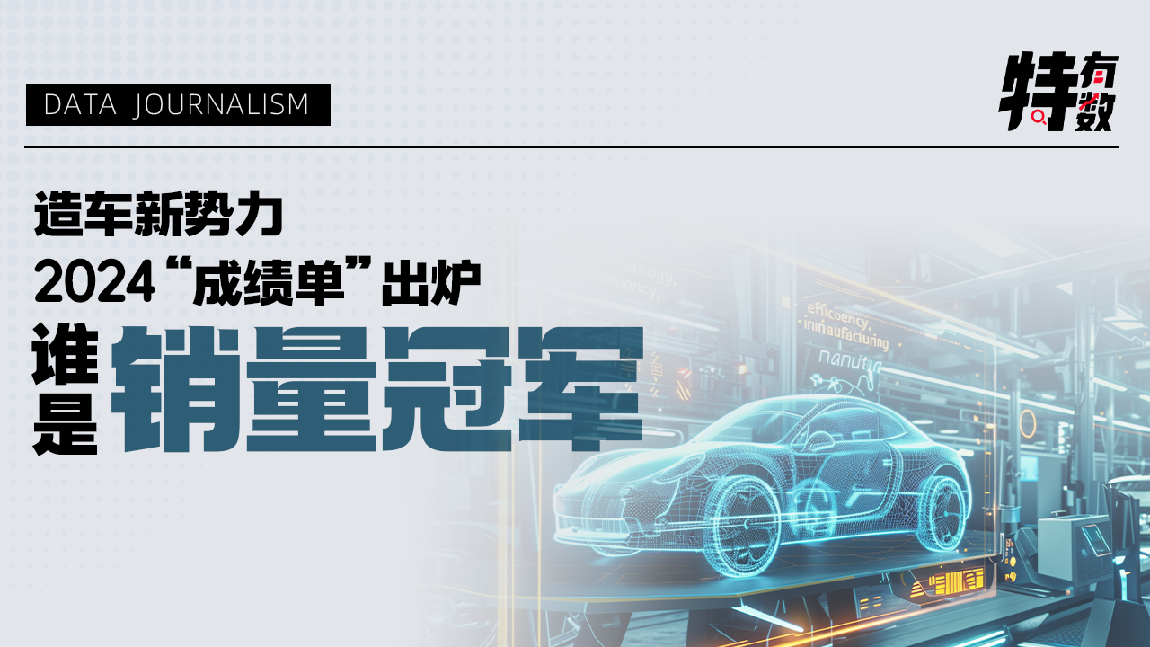 造车新势力2024“成绩单”出炉，谁是“销冠”？| 特有数