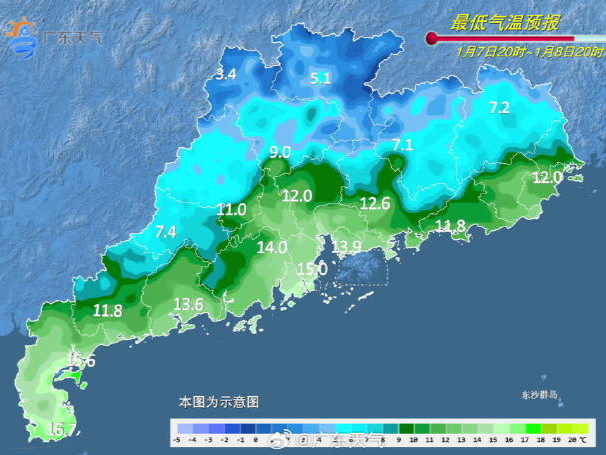 温度记｜“三九”冷意逐渐明显，新一轮冷空气带来最低10℃以下气温→