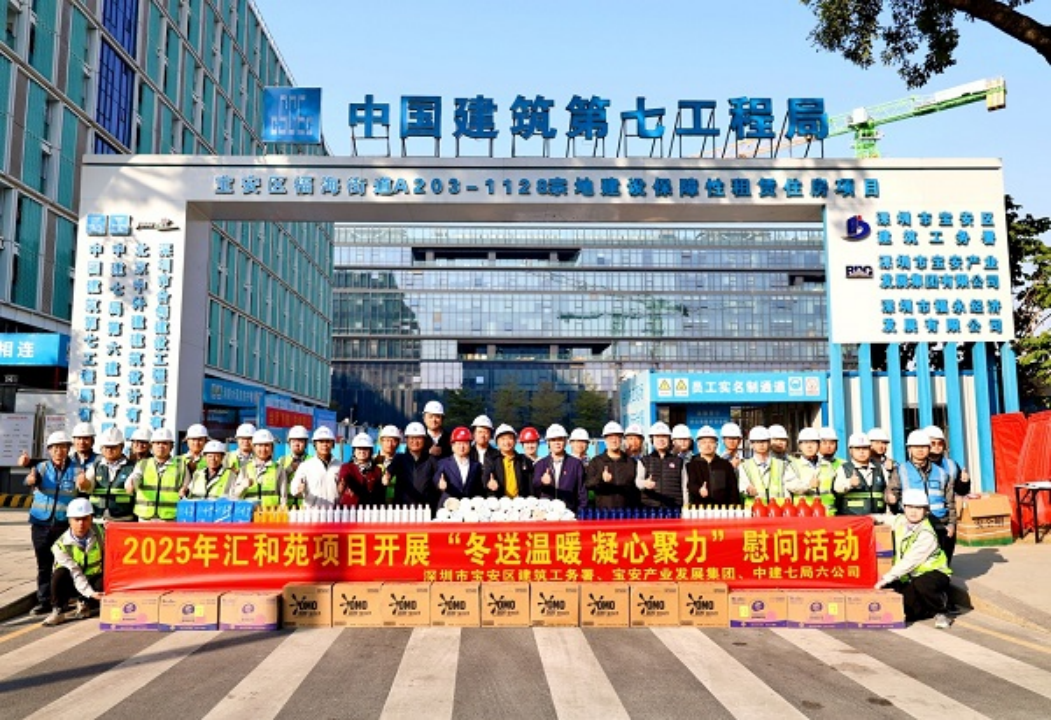 党建联建强堡垒 凝心聚力助发展——汇和苑项目主体结构冲出正负零